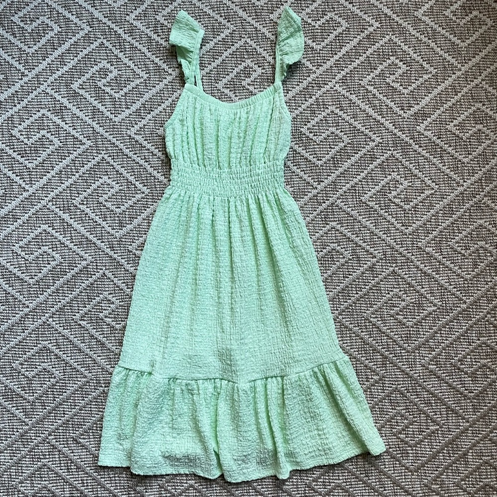 Zara Mint Green Girls Dress -7 Years